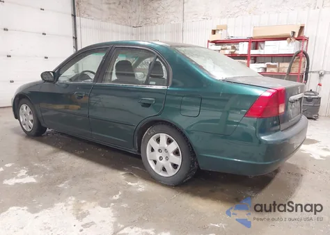 2001 Honda Civic Ex из США, поврежденный, VIN 2HGES25751H541206
